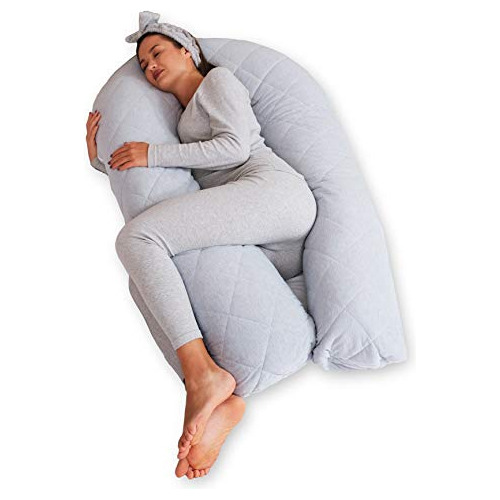 Body Nest Cooling Pregnancy Pillow. U-shape Full Body Pillow