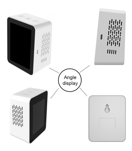 Detector Inteligente De Calidad Del Aire Tuya Wifi Pm2.5 Co2