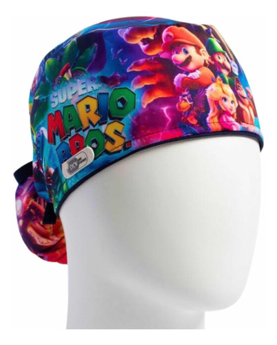 Gorro Antifluido O Cofia Clínica Mario Squad Largo