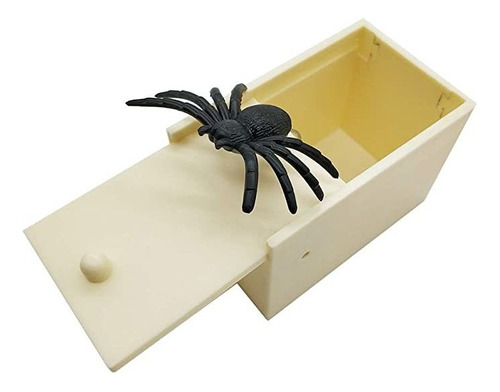 De Spider Prank Scare Box,caja De Sorpresa De Plástico,caj.