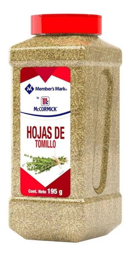Hojas De Tomillo Member´s Mark By Mccormick 195 Grs
