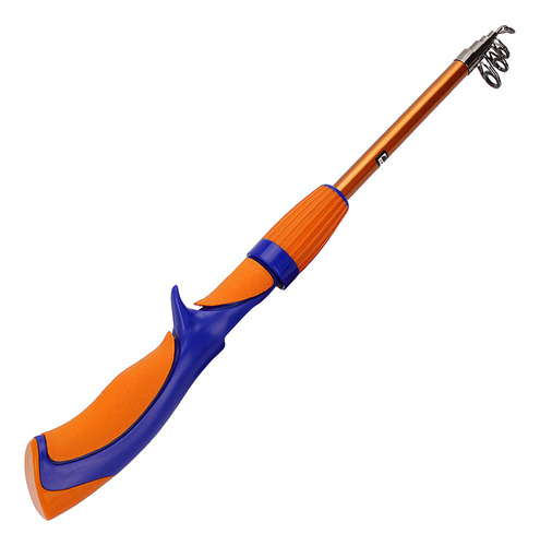 Caña Pescar Retráctil Carbono Para Pesca Con Mosca