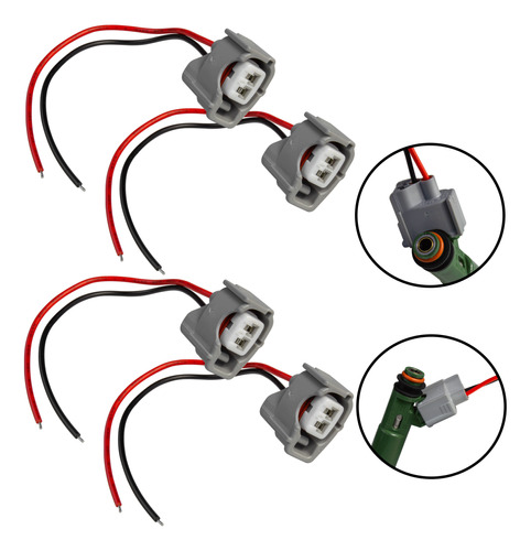 Kit Chicote Plug Conector Bico Injetor Corolla Hilux Fielder