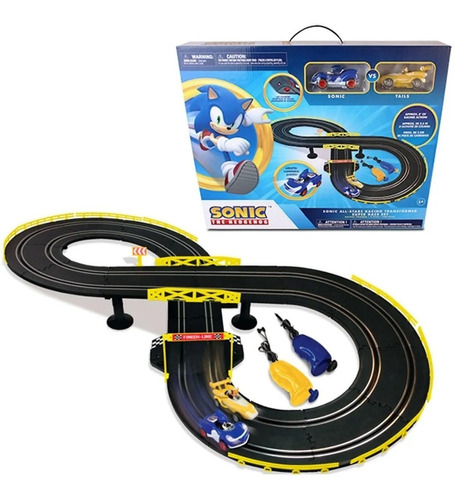 Sonic Y Tails Pista De Carreras Super Race Set Sega Color Azul