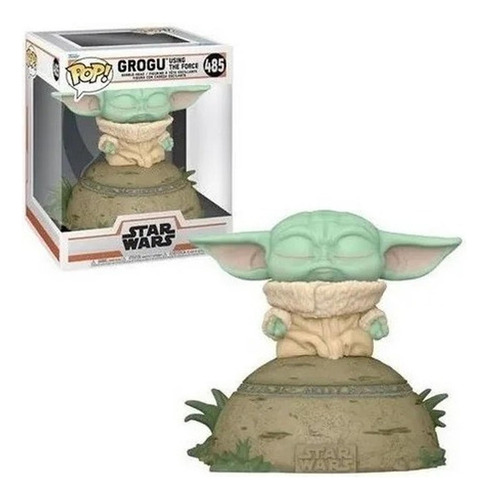 Funko Deluxe Sw The Mandalorian - Grogu Using The Force #485