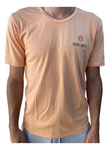 Remera Básica Anaranjada Hombre Shelby´s