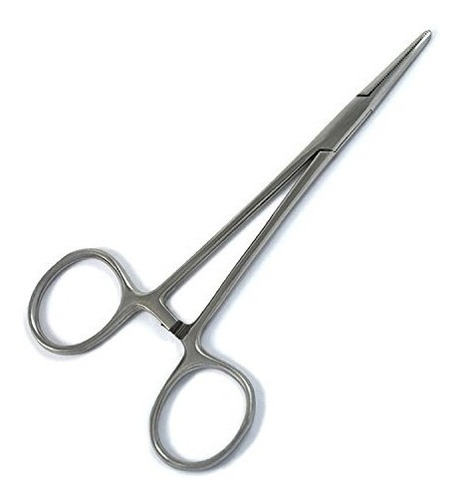 Pinza Forceps Hemostatica De Acero Inoxidable, 5 Recta