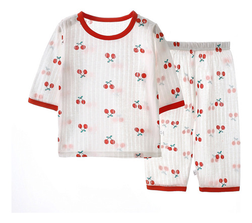 Conjunto De Pijama De Siete Puntas Para Niñas De 2 A 6 Años,