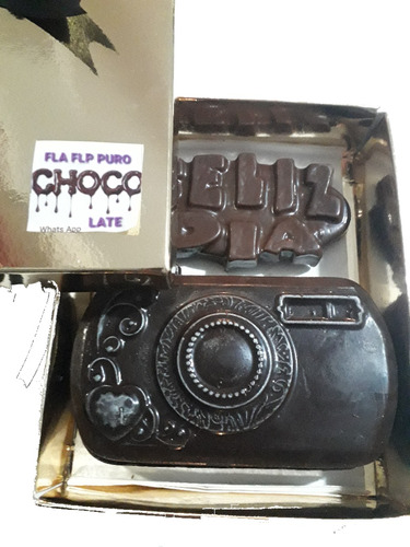 Caja Con Chocolates Camara De Fotos Regalo Fotografo        