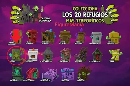 Figuras Paleta Drácula Colección 2021 Refugios Tenebrosos