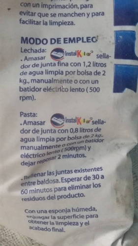 Sellador Para Ceramica Y Porcelanato