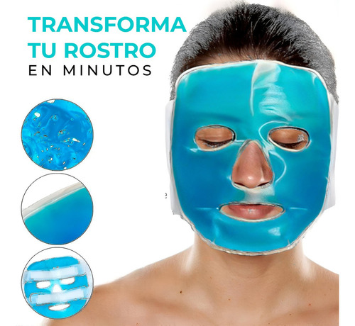 Mascarilla Gel Frío/caliente: Rejuvenece Y Relaja Tu Rostro Tipo De Piel Todas Las Pieles