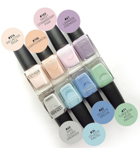 Imagen 5 de 5 de Esmaltes Tradicional De Uñas X 12 - Esmalte Comun Sin Tacc C