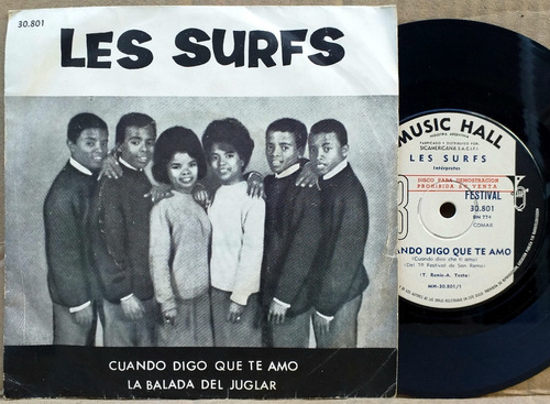 Les Surfs - Cuando Digo Que Te Amo - Simple Promo Año 1967