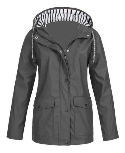 Chaqueta Impermeable H Para Mujer Outdoor Plus, Impermeable