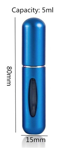 Imagen 5 de 6 de Mini Perfumero Atomizador Portátil Recargable 5 Ml En Barra
