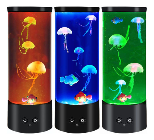 Ordene Pronto Lampara De Lava Jellyfish Con 16 Colores Qu...