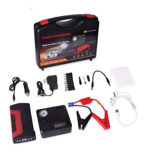 Partidor De Auto  Powerbank + Compresor Kit De Emergencia So