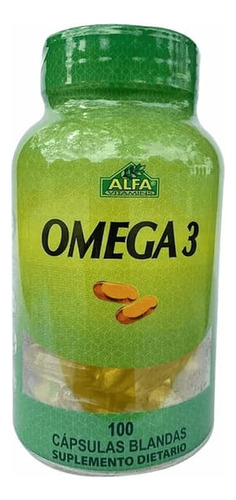 Omega 3 Original Alfa 1000mg - - Unidad a $720