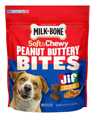 Milk Bone Soft & Chewy Peanut Buttery Bites 680 G
