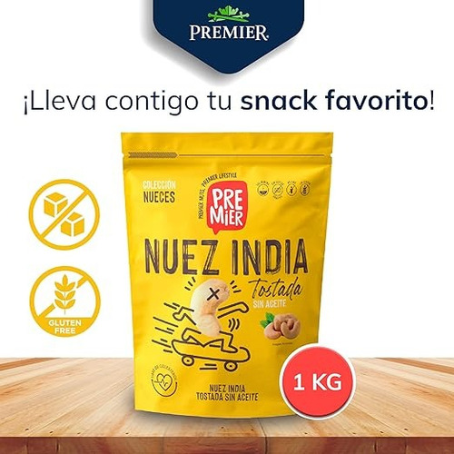 Nuez De La India Salada 1 Kg Nuez India Tostada Sin Aceite