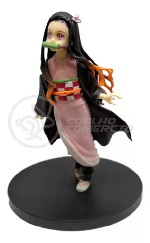 Action Figure Kimetsu No Yaiba Boneco Oni Nezuko Kamado em