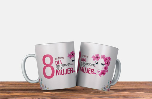 Taza De Plastico Dia De La Mujer Por Mayor Pack X 15 Unida