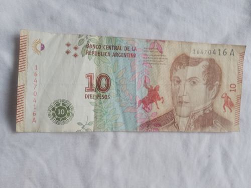 2.500 Billete De 10 Pesos Argentinos