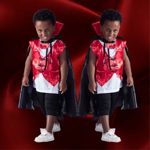 Fantasia Infantil Halloween Vampiro - Arrasaplay