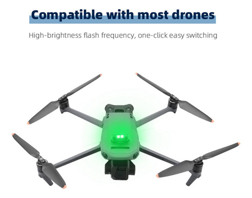 Drone Night Strobe Lamp Indicador Flash Light, 4 Luces De