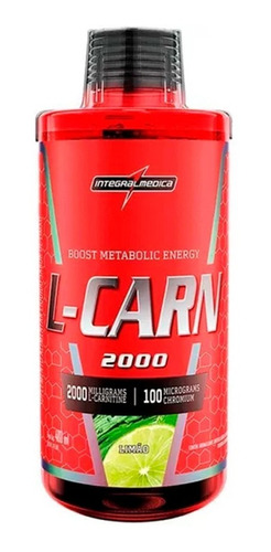 L-carn 2000 L-carnitina Líquida 480ml - Integral Médica