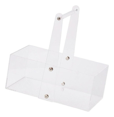Caja De Flores De Acrílico Arreglos De Flores Cesta