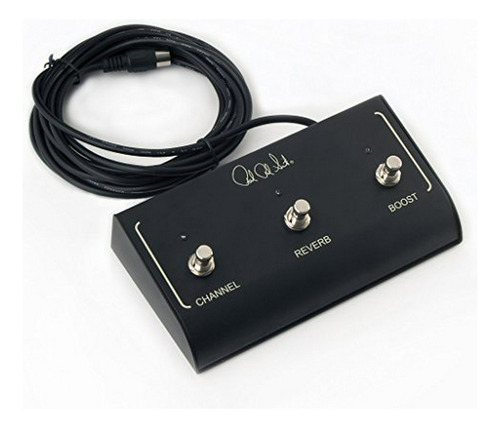 Pedal De Pie Prs De 3 Botones 2 Canales, Compatible Con Ampl