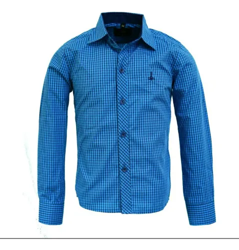 Camisa Social Infantil E Juvenil Country Menino 1538