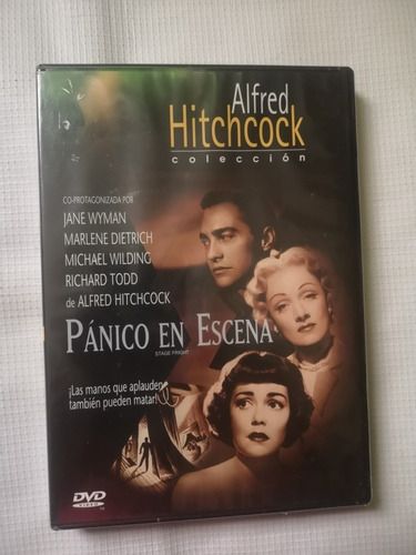 Pánico En Escena Alfred Hitchcock Película Dvd Original 