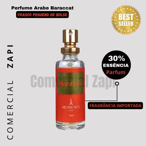 Moments Paris Inspiração Baraccat Arabe 15ml de bolso EDP 15ml