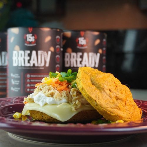 Kit Meu Bready Páprica 3 Un Pão Proteico Low Carb