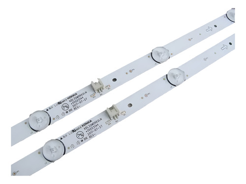 Kit 2 Barras Led L32s3900s L32s3900 32l1700 Novo C/ Nf