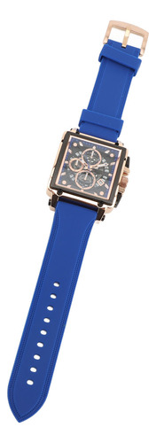 Reloj Analógico De Cuarzo Para Hombre Con Correa De Silicona