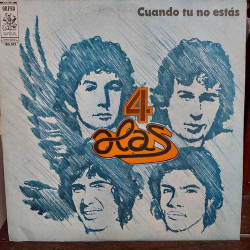 Vinilo 4 Alas Cuando Tu No Estas Rn2