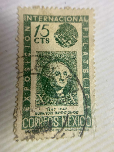 Sello  Postal Mexico 1947 