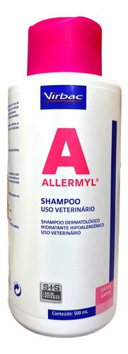 Allermyl Glyco 500 Ml Virbac - Shampoo Para Cães Fragrância Neutro
