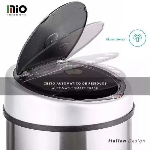 Cesto De Basura Tacho Automático Para Residuos 30 L Oficina