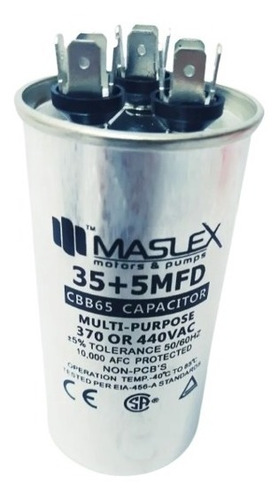 Capacitor De Marcha 35+5 Mdf 370/440v Tienda Chacaito