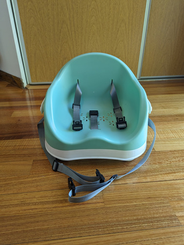 Silla De Comer Booster Bebé Doble Altura Carestino Verde