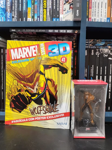 Figura Y Suplemento Wolfsbane Marvel Heroes 3d 41 Salvat