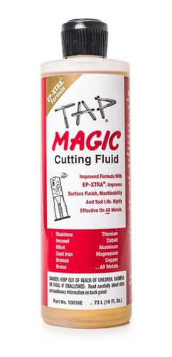 Aceite Fluido Lubricante Tap Magic 16 Oz 