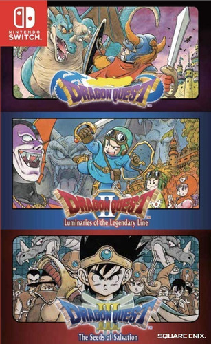 Dragon Quest 1,2,3 Trilogy Nintendo Switch (en D3 Gamers)