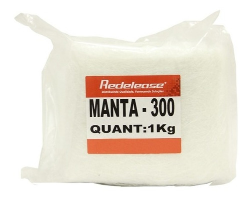 Manta De Fibra De Vidro 300 Laminação Pacote C 3,5m² Ou 01kg