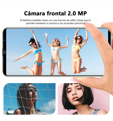 Teléfono Inteligente Android Barato Rino10 5.0 Pulgadas Ram 1 Gb Y Rom 8 Gb Dorado